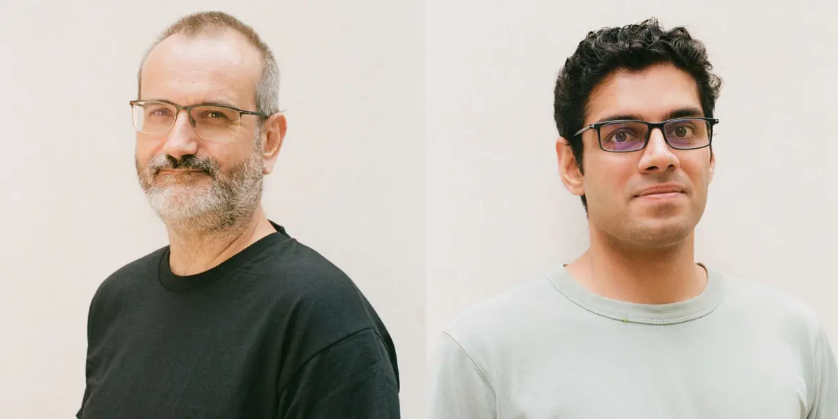 Headshots of Ant Rowstron and Aayush Chadha