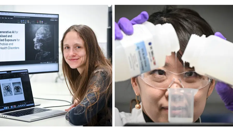 Photos of Cambridge NeuroWorks Fellows Kamila Maria Jozwik (left) and Lucy Jung (right)