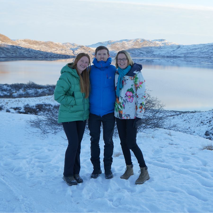 Some of the Forecasting Tipping Points programme team posing for a group photo in Greenland