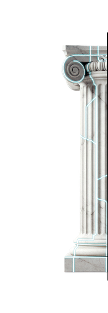 Graphic of half a pillar